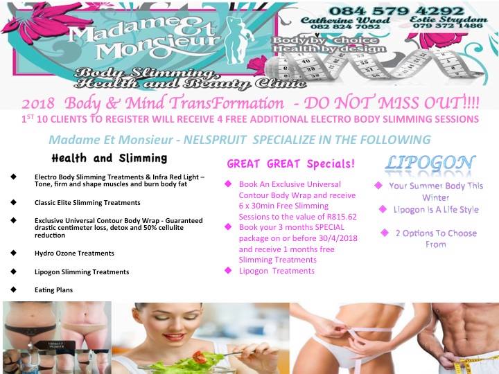 Photos from Madame et Monsieur - Body Slimming and Health Clinic's post