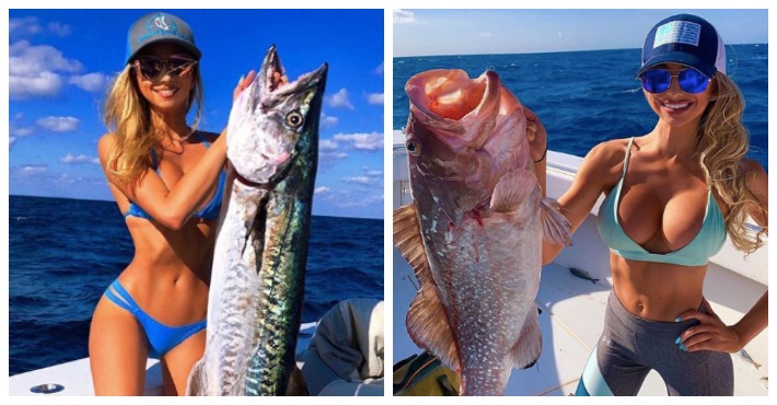Woman Dubbed ‘World’s Sexiest Angler’ After Reeling In Huge Fish